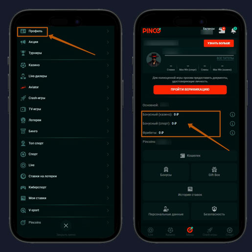 Профиль игрока